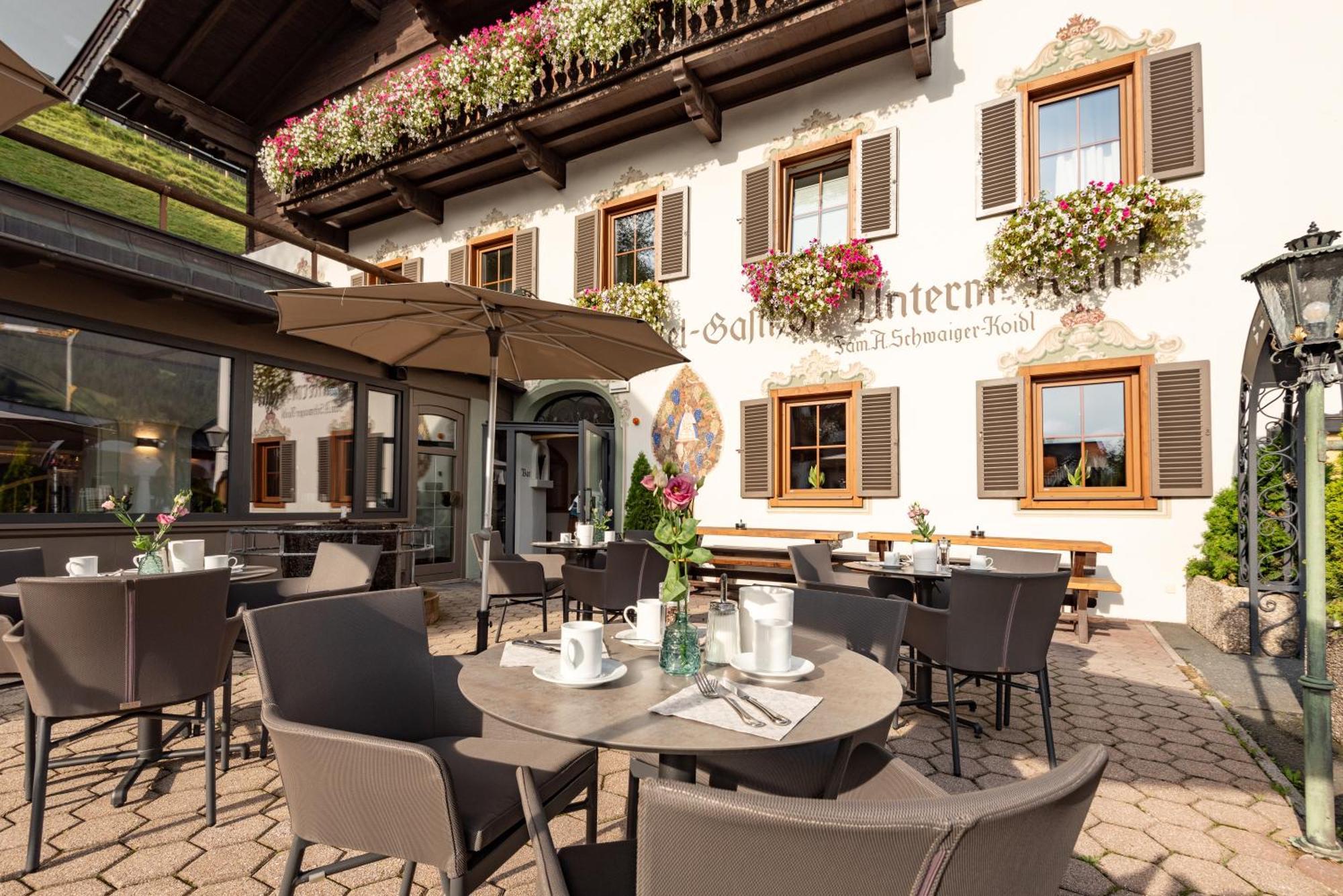 Alpen Glueck Hotel Unterm Rain Garni Kirchberg in Tirol Zewnętrze zdjęcie